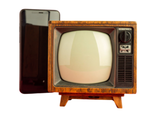 retro tv set