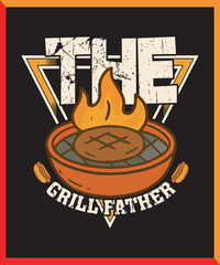bbq t-shirt design , Vector , Design, EPS
