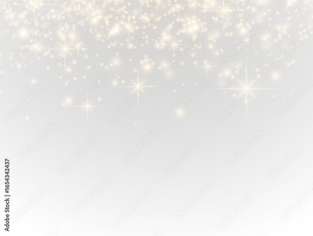 Poster PNG abstract explosion with glowing light rays and shimmering flare combined with sparkling confetti and gold dust on isolated transparent vector background for christmas and new year party