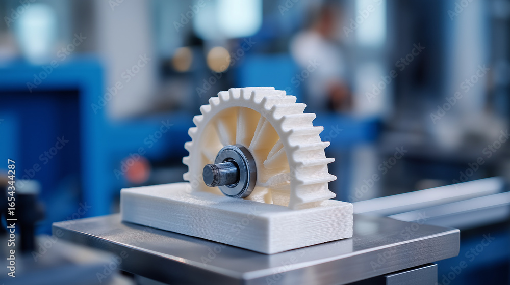 Poster 3d printed hydro turbine model for hydraulic testing in engineering