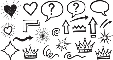 Black and white silhouette of a mountain biker, vector illustration