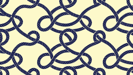 White background featuring a detailed nautical rope pattern, emphasizing a coastal and seafaring aesthetic..eps © zihad