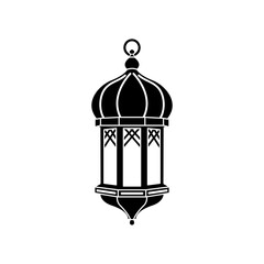 Islamic lantern icon design template