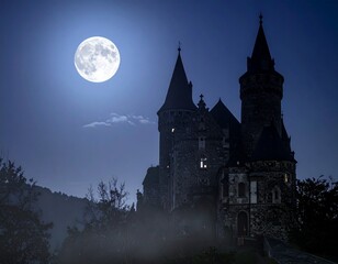 &bdquo;Dark fantasy and gothic scenes with castles, moonlight, and mystical atmosphere.&ldquo;