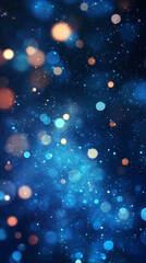 Dark blue gradient wallpaper with soft blur, smooth abstract background, modern digital texture, subtle depth, elegant minimalist backdrop, creative design element.