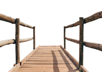Rustic Wooden Bridge Png