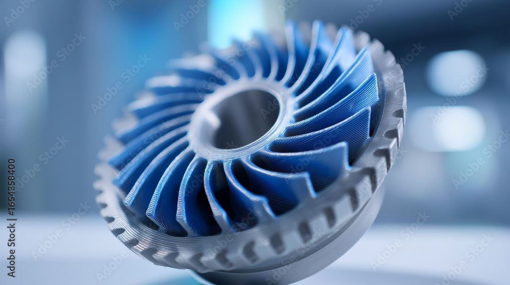 Poster next generation francis turbine with advanced 3d-printed components