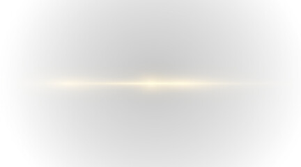 PNG horizontal stripes of neon light with glittering orange flash and shining beam glow perfect for...