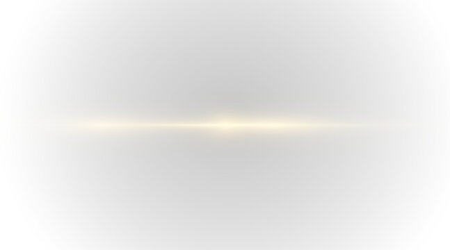 PNG horizontal stripes of neon light with glittering orange flash and shining beam glow perfect for entertainment background, space illustration or golden sunburst sparkle and energy concept - Powered by Adobe