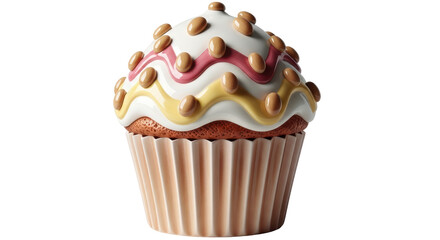 Isolated Decorative Cupcake