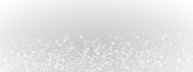 PNG sparkling snowfall with wide winter storm elements and seasonal ice decoration creating magical glowing light effect for Christmas background, happy holiday season, and new year concept