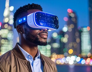 &bdquo;Cyberpunk fashion and futuristic urban lifestyle with neon lights and high-tech clothing.&ldquo;