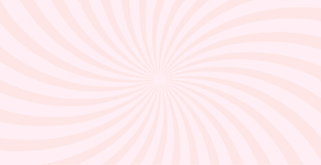  Simple  background with pink stripes. Sunburst radial vector.