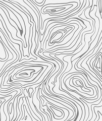 Abstract Topographic map, pattern, line design, vector illustration