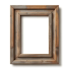 Fototapeta premium Elevate your design with this rustic wooden frame, perfect for showcasing art or treasured memories in your modern farmhouse decor project