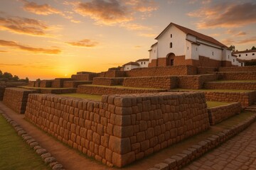 Historical site of Chinchero archaeological remains