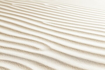 Obraz premium Close-up of gently rippled, light beige sand