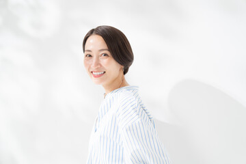Fototapeta premium 女性 笑顔