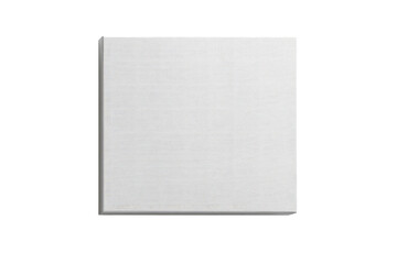 A plain, square, light gray or white panel.  It appears smooth and flat