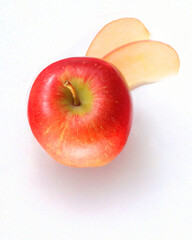 Apfel rotbackig, Apfel, Frucht, obst, früchte