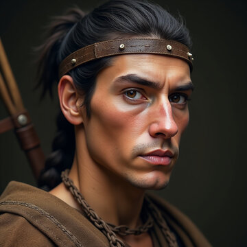 hunnic horse archer from hungary dynamic historical figure with traditional attire captivating action shot skilled warrior on horseback dramatic scenery full of adventure and cultural significance unt