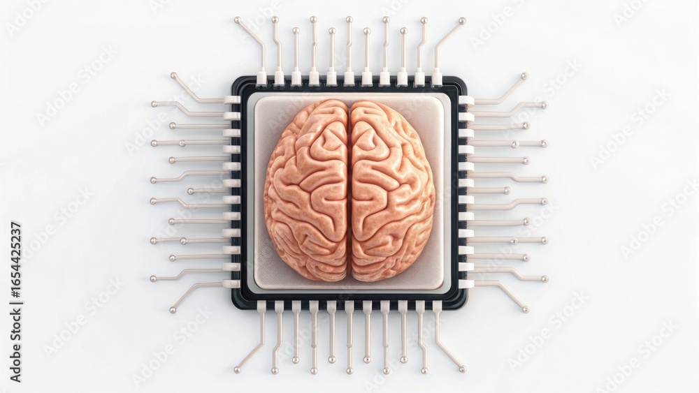 Poster innovative concept of brain and biochip integration for neural interfaces