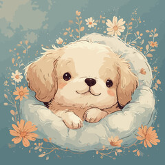 Cute Dog Design Very Cool