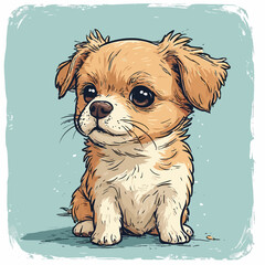 Cute Dog Design Very Cool