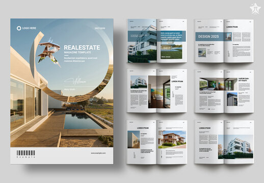 Real Estate Magazine Layout