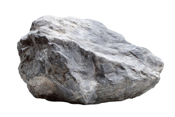 Close-up of a large, irregular gray stone. Rough, uneven texture
