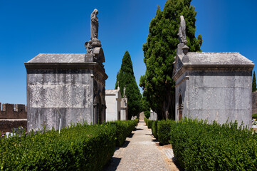 Cemetery inside Santiago do Cacem Castle