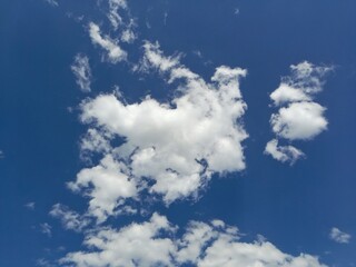 blue sky with clouds