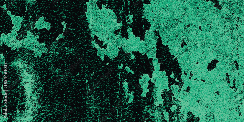 Poster abstract grunge textured background in teal and black displaying weathered surface details and subtl