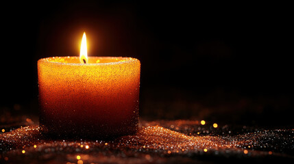 Golden Candle Glow