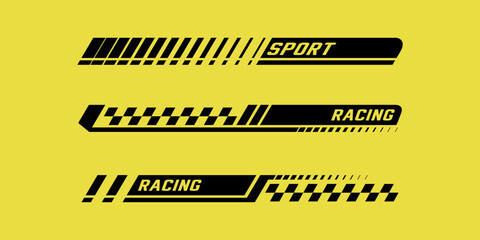 black stripes racing sport