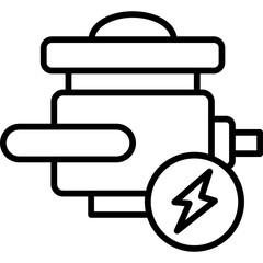 Electric Motor Icon