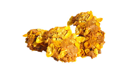 Cornflake  Cookies  on Transparent background.
