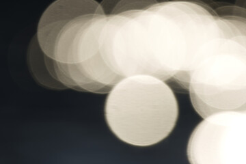 blurred background with bokeh, Bokeh, light balls, abstract background, beige background, dark blue background
