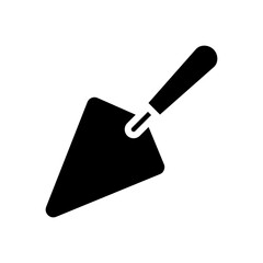 Trowel Icon Vector Illustration Glyph Version