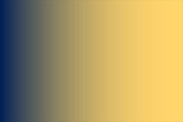 A smooth horizontal gradient transitions from a dark navy blue on the left to a golden yellow on the right, with a soft greyish-brown in the middle.