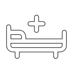 Fototapeta premium icon bed