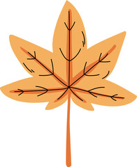 maple leaf cozy autumn fall season clipart