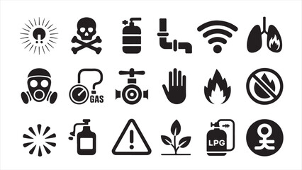 Danger and Warning Symbols Collection icon