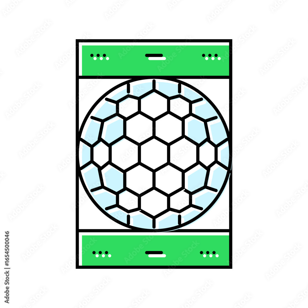 Aufkleber motion detection sensor module color icon vector illustration