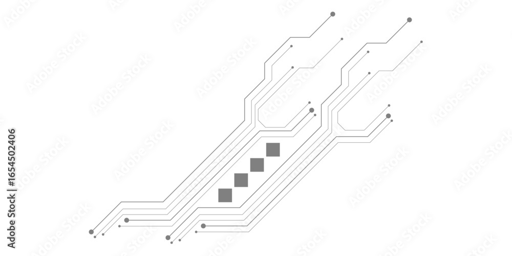 Poster abstract technology background , circuit board pattern