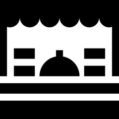 Beach Tent Vector Icon