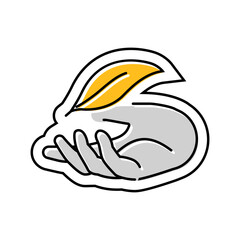 hypoallergenic color icon vector illustration