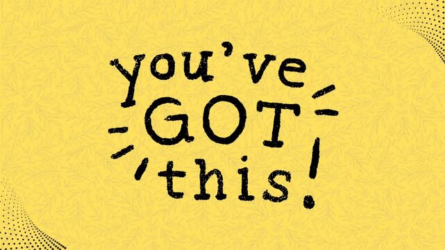 You have got this animated video, Best achievement text clip , Got Success video clip