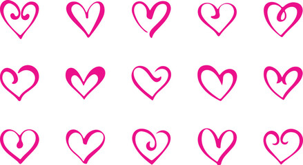 Red Heart Pattern Vector – Love, Romance, Valentine, Wedding, Background, Seamless, Cute, Symbol, Romantic, Shape, Passion, Illustration, Abstract, Icon, Design, Pattern, Decorative, Celebration