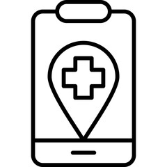 Obraz premium Location Icon